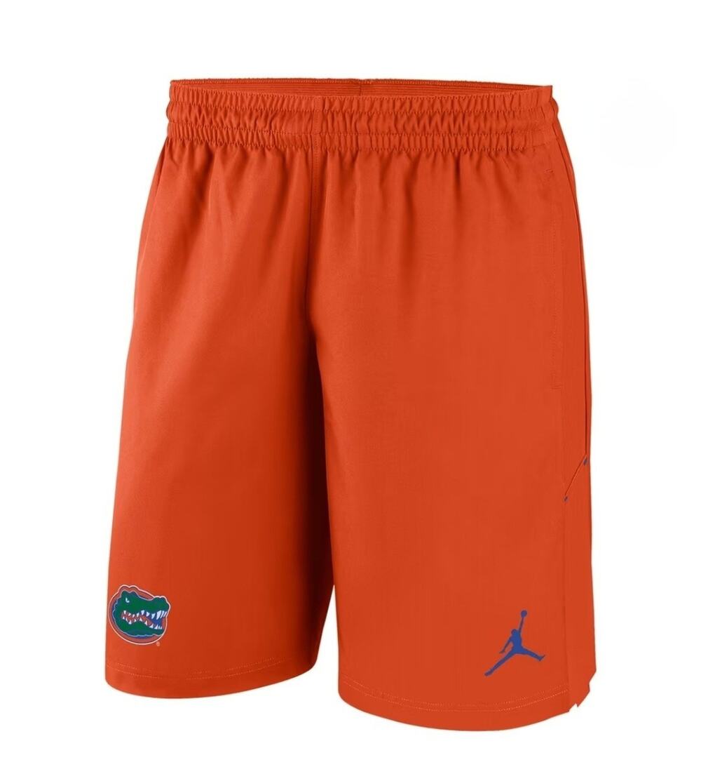 NCAA Nike Jordan Florida Gators Dri Fit Shorts Orange Basketball Shorts Men's L